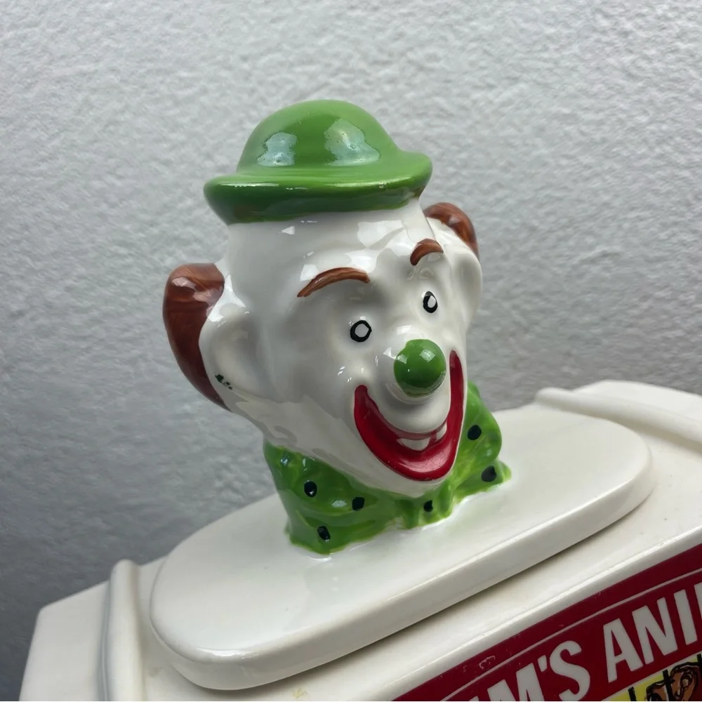 Vintage l 70s 1972 Nabisco Novelty Kitsch Barnum’s Animals Crackers Cookie Jar